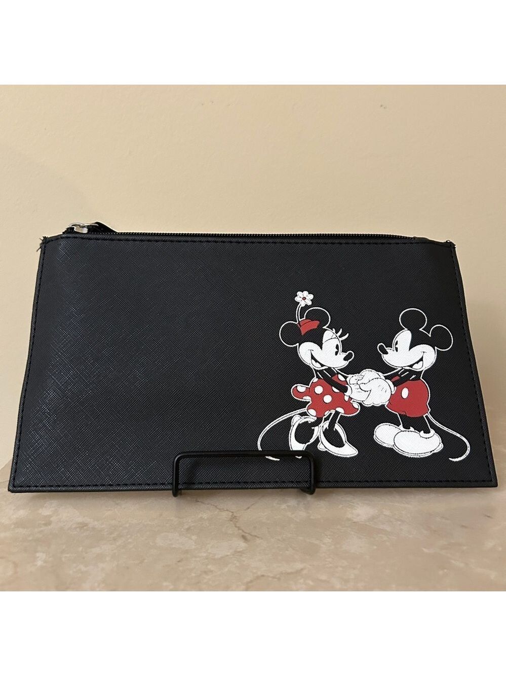 Mickey and Minnie Mouse Wristlet EUC